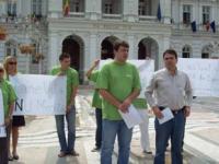 „Mişcarea arădeană” a comemorat, fără autorizaţie, zilele de 13-15 iunie